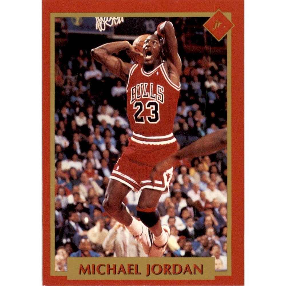 1991 Tuff Stuff Jr. Special Issue NBA FInals #9 Michael Jordan Chicago Bulls